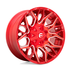 Felga aluminiowa 20" Fuel Twitch 20x10 ET-18 6x135/139,7 Candy Red Milled