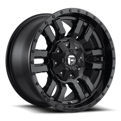 Felga aluminiowa 18" Fuel Sledge 18x9 ET20 8x180 Matte Black Gloss Black Lip