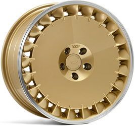 Felga aluminiowa 18" Ispiri Wheels CSRD TF 18x8,5 ET35 5x100 Vintage Gold Polished Lip - Prawa