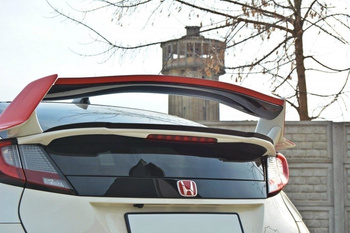 Spojler tylny Maxton V2 Honda Civic IX Type-R (czarny połysk)