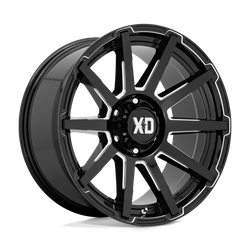 Felga aluminiowa 20" XD Outbreak 20x10 ET12 6x135 Gloss Black Milled