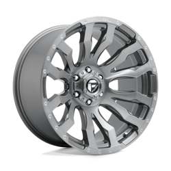 Felga aluminiowa 22" Fuel Blitz 22x10 ET-18 6x139,7 Brushed Gun Metal Tinted Clear