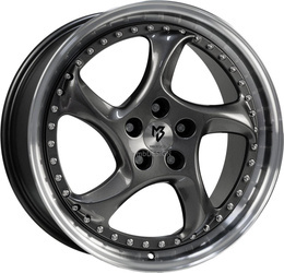 Felga aluminiowa 19" mbDESIGN TURBO S 19x9 ET42 5x108 Szary połysk polerowane