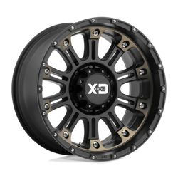 Felga aluminiowa 20" XD Hoss II 20x9 ET-12 5x127 Satin Black Machined Dark Tint