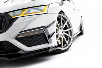 Canards (owiewki przedniego zderzaka) Maxton Skoda Octavia RS Mk4