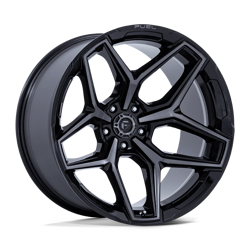 Felga aluminiowa 17" Fuel 1PC FLUX 17x9 ET1 5x127 Gloss Black Brush Fc Gray Ddt