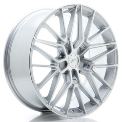 Felga aluminiowa 20" Japan Racing JR38 20x8 ET20-40 5H BLANK Silver Machined Face