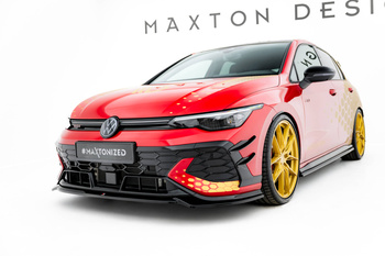 Splitter Przedni V.4 Maxton Volkswagen Golf GTI Clubsport Mk8 Facelift