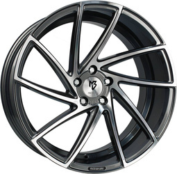 Felga aluminiowa 20" mbDESIGN KV2 20x8,5 ET40 5x115 Szary połysk polerowane