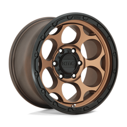 Felga aluminiowa 17" KMC Dirty Harry 17x9 ET-12 5x127 Matte Bronze With Black Lip