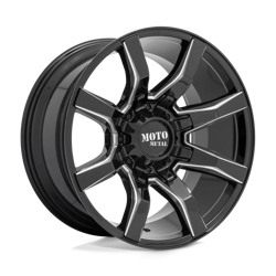 Felga aluminiowa 20" Moto Metal MO804 SPIDER 20x9 ET0 8x170 Gloss Black Milled