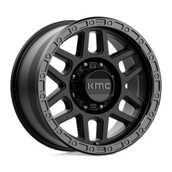 Felga aluminiowa 18" KMC Mesa 18x9 ET18 8x165,1 Satin Black With Gloss Black Lip