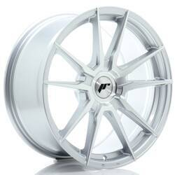 Felga aluminiowa 18" Japan Racing JR21 18x8 ET20-40 BLANK Silver Machined