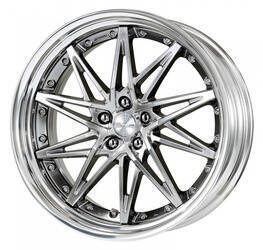 Felga aluminiowa Work Wheels SCHWERT SG1 19" STEP RIM Glimit Silver(GTS)