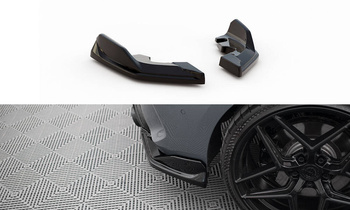 Splittery tylne boczne Maxton V4 BMW 1 F40 M-Pack/ M135i (czarny połysk)