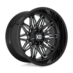 Felga aluminiowa 20" XD XD859 GUNNER 20x10 ET-18 6x135/139,7 Gloss Black Milled