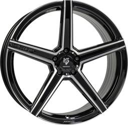 Felga aluminiowa 20" mbDESIGN KV1S 20x9,5 ET40 5x112 Czarny połysk polerowany