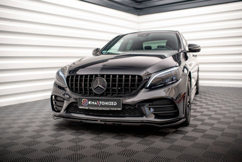 Splitter Przedni V.1 Maxton Mercedes-Benz C AMG Line Sedan / Coupe / Estate W205 / C205 / S205 Facelift