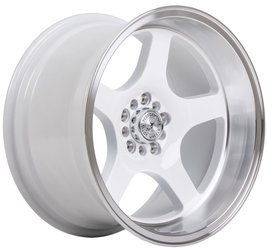 Felga aluminiowa 17" 59 North Wheels D-004 17x9,5 ET5 5x100/108 White/polished