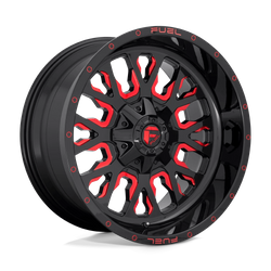 Felga aluminiowa 17" Fuel Stroke 17x9 ET-12 6x135/139,7 Gloss Black Red Tinted Clear