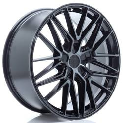 Felga aluminiowa 21" Japan Racing JR38 21x9 ET10-52 5H BLANK Black Brushed w/Tinted Face