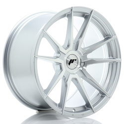 Felga aluminiowa 18" Japan Racing JR21 18x9,5 ET20-40 BLANK Silver Machined Face