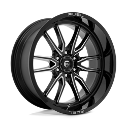 Felga aluminiowa 22" Fuel Clash 22x10 ET-18 6x135 Gloss Black Milled