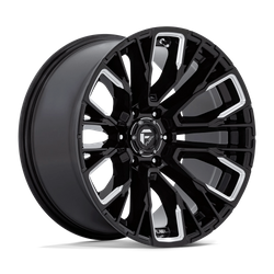 Felga aluminiowa 17" Fuel D849 REBAR 17x9 ET1 6x114,3 Gloss Black Milled