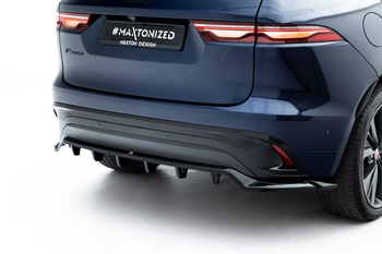 Splitter Tylny (Z Dyfuzorem) Maxton Jaguar F-Pace R-Sport Mk1 Facelift