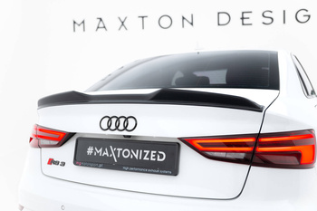 Spoiler Cap 3D Maxton Audi A3 / A3 S-Line / S3 / RS3 Sedan 8V