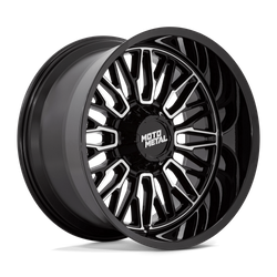 Felga aluminiowa 20" Moto Metal MO809 STINGER 20x10 ET-18 8x170 Gloss Black Machined