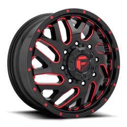 Felga aluminiowa 20" Fuel 1PC D656 TRITON 20x8,25 ET105 8x165,1 Gloss Black Red Tinted Clear