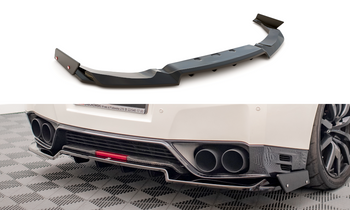 Splitter Tylny Środkowy + Flaps Maxton Nissan GTR R35 Facelift