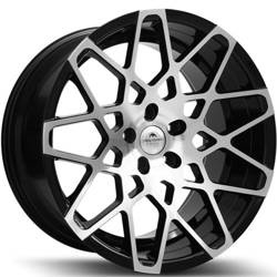 Felga aluminiowa 20" Forzza Spider 20x10,5 ET35 5x120 Black Face Machined