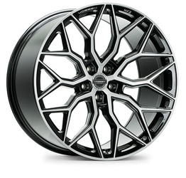 Felga aluminiowa 19" VOSSEN HF2 19x8,5 ET30 5x120 Brushed Gloss Black