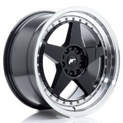 Felga aluminiowa 18" Japan Racing JR6 18x9,5 ET22 5x114,3/120 Gloss Black w/Machined Lip