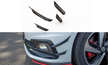 Canards(owiewki przedniego zderzaka) Maxton Volkswagen Polo GTI Mk6