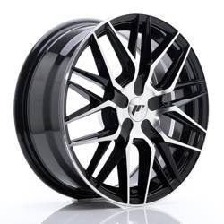 Felga aluminiowa 17" Japan Racing JR28 17x7 ET20-45 BLANK Gloss Black MachinedFace