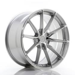 Felga aluminiowa 20" Japan Racing JR37 20x10 ET20-45 5H BLANK Silver MachinedFace