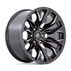 Felga aluminiowa 20" Fuel 1PC D803 FLAME 20x10 ET-18 8x165,1 Gloss Black Milled