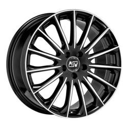 Felga aluminiowa 18" MSW 30 18x7,5 ET45 5x108 Gloss Black Full Polished