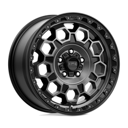 Felga aluminiowa 17" KMC Trek 17x9 ET0 6x139,7 Satin Black With Gray Tint