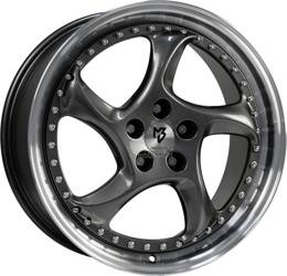 Felga aluminiowa 19" mbDESIGN TURBO S 19x9 ET42 5x114,3 Szary połysk polerowane