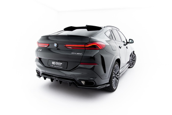 Splitter Tylny Środkowy (Z Dyfuzorem) V.1 Maxton BMW X6 M-Pack G06 Facelift