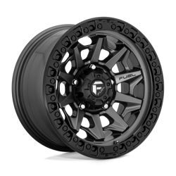 Felga aluminiowa 17" Fuel Covert 17x8,5 ET0 6x139,7 Matte Gun Metal Black Bead Ring