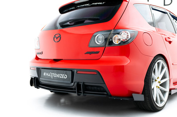Splittery Tylne Boczne Street Pro + Flaps Maxton Mazda 3 MPS Mk1 Wersja EU