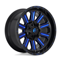 Felga aluminiowa 20" Fuel Hardline 20x10 ET-18 5x114,3/127 Gloss Black Blue Tinted Clear