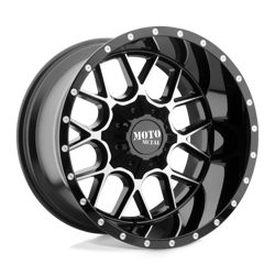Felga aluminiowa 20" Moto Metal MO986 SIEGE 20x10 ET-18 6x135/139,7 Gloss Black Machined