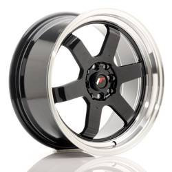 Felga aluminiowa 17" Japan Racing JR12 17x8 ET33 4x100/114 Gloss Black w/MachinedLip