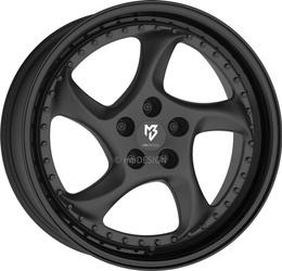 Felga aluminiowa 19" mbDESIGN TURBO S 19x9,5 ET40 5x112 Czarny mat/Czarny połysk